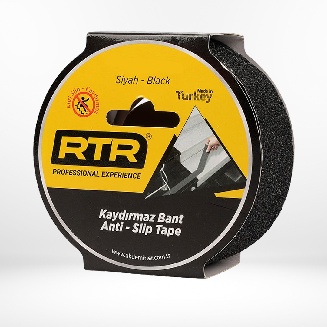 RTRMAX RNMK2505 MERDIVEN KAYDIRMAZ BANT SIYAH 25 mm*5 Mt